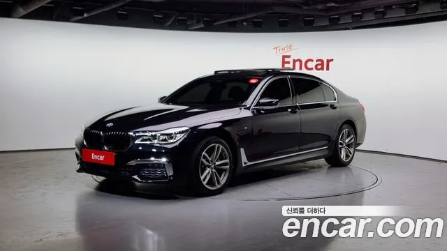 BMW 7 Series (G11) 2018 Черный из Кореи