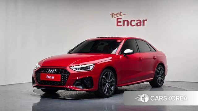 Audi S4 (B9) 2021 Красный из Кореи