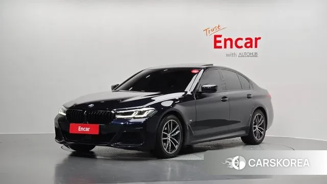 BMW 5 Series (G30) 2022 Черный из Кореи