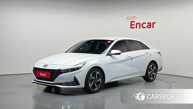 Hyundai Avante (CN7) 2020 Белый из Кореи