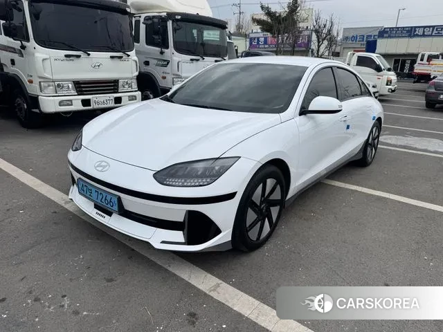 Hyundai Ionic 6 2022 Белый из Кореи