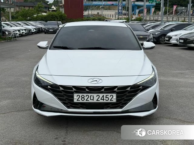 Hyundai Avante (CN7) 2020 Белый из Кореи