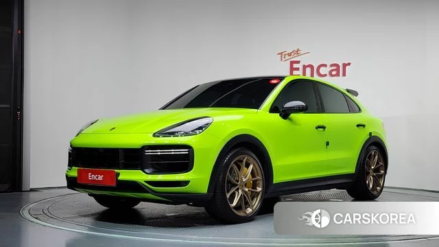 Porsche Cayenne (PO536) 2022 Светло-зеленый из Кореи