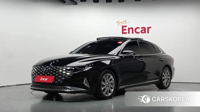 Hyundai The New Grandeur IG Hybrid 2021 Черный из Кореи