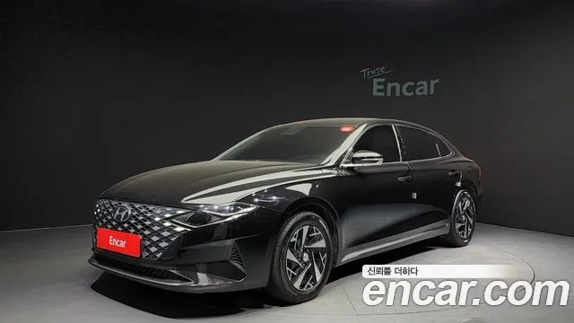Hyundai The New Grandeur IG Hybrid 2021 Черный из Кореи