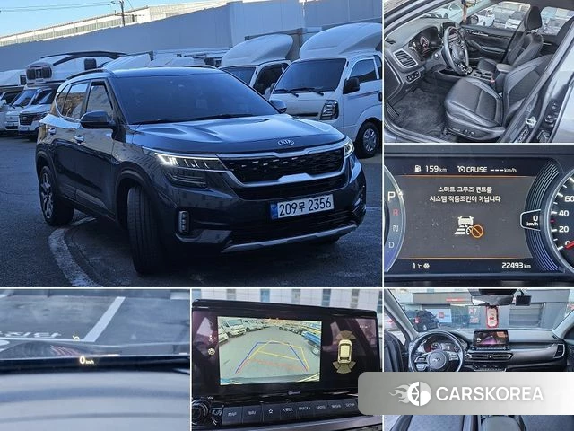 Kia Seltos 2021 Серый из Кореи