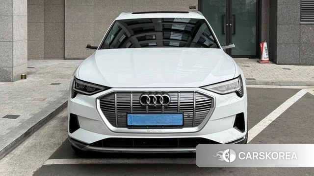 Audi e-Tron 2021 Белый из Кореи