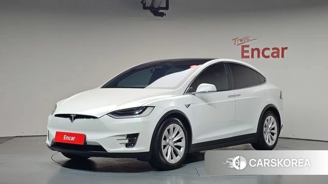 Tesla Model X 2018 Белый из Кореи