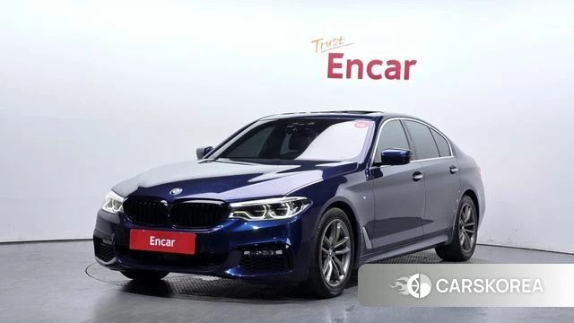BMW 5 Series (G30) 2018 Синий из Кореи