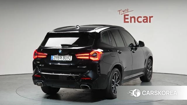 BMW X3 (G01) 2022 Черный из Кореи