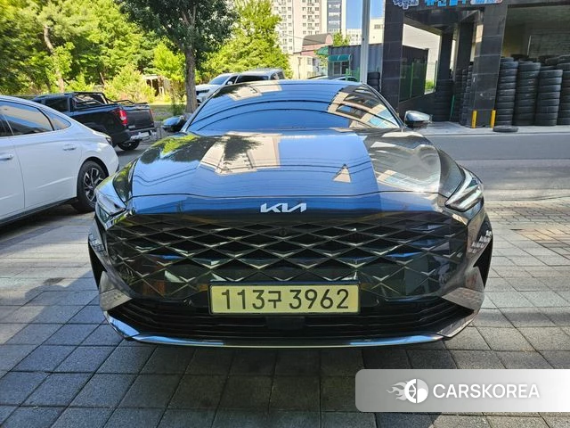 Kia K8 Hybrid 2024 Серый из Кореи