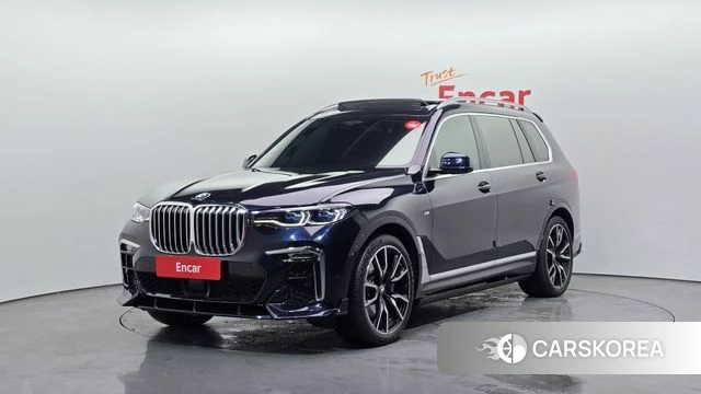 BMW X7 (G07) 2020 Черный из Кореи