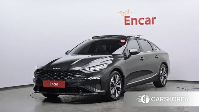 Kia K8 Hybrid 2021 Черный из Кореи