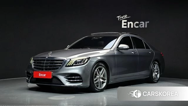 Mercedes-Benz S-Class W222 2019 Серебристо-серый из Кореи