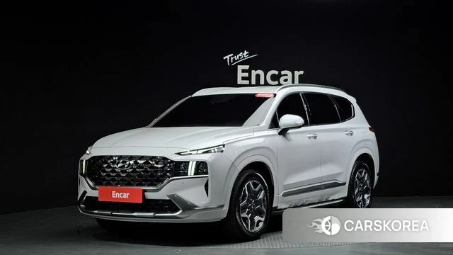 Hyundai The New Santa Fe 2022 Белый из Кореи