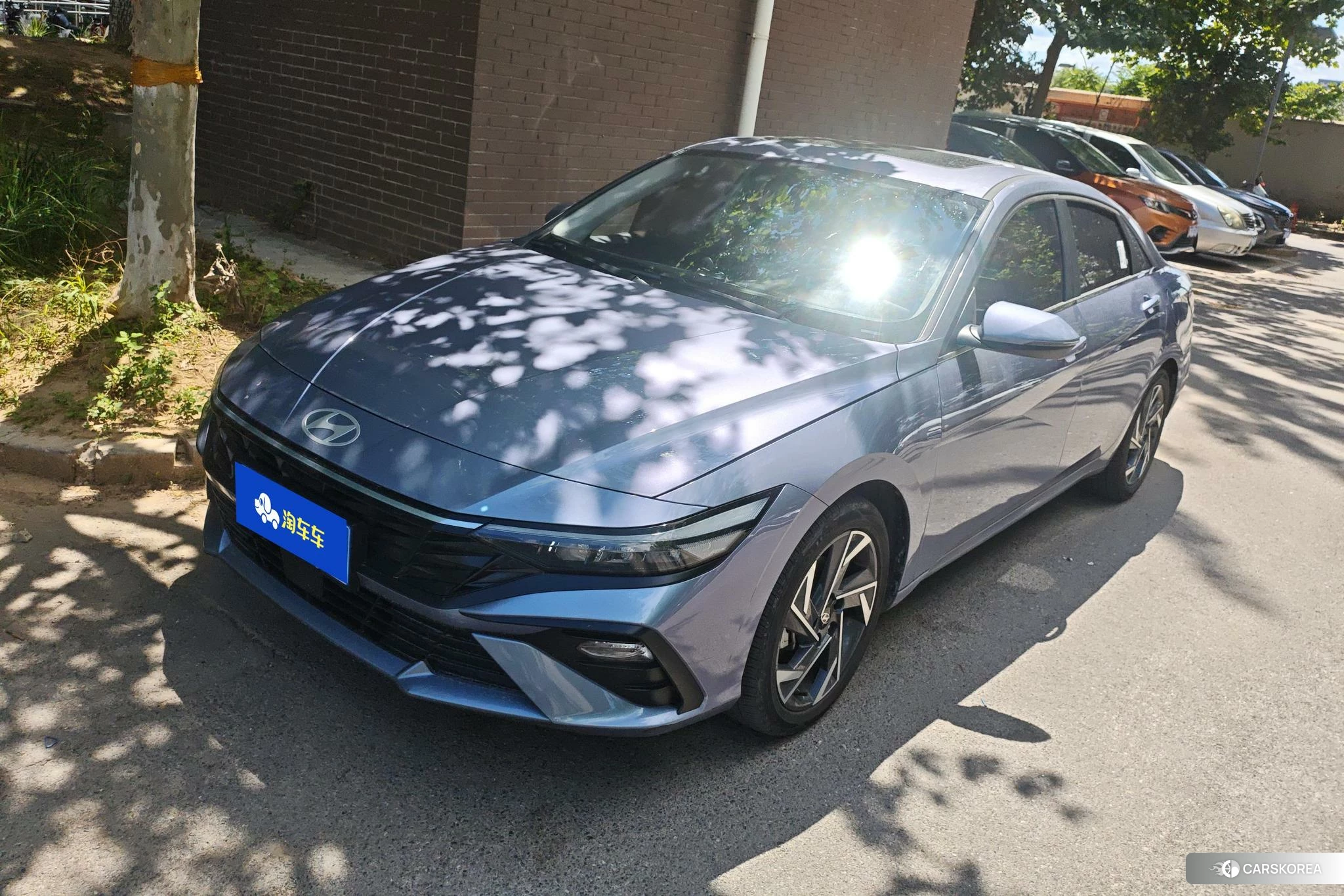 Hyundai Elantra 2023 Синий из Китая