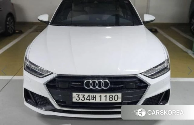 Audi A7 (4K) 2020 Белый из Кореи