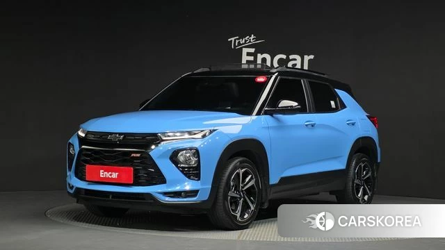 Chevrolet (GM Daewoo) Trailblazer 2022 Синий из Кореи