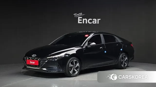 Hyundai Avante (CN7) 2021 Черный из Кореи