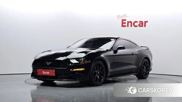 Ford Mustang 2018 Черный из Кореи