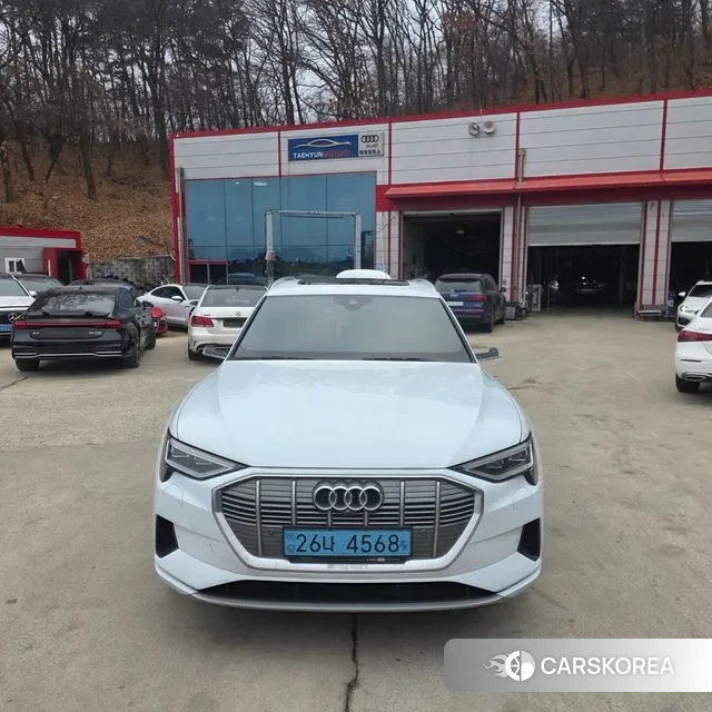 Audi e-Tron 2020 Белый из Кореи