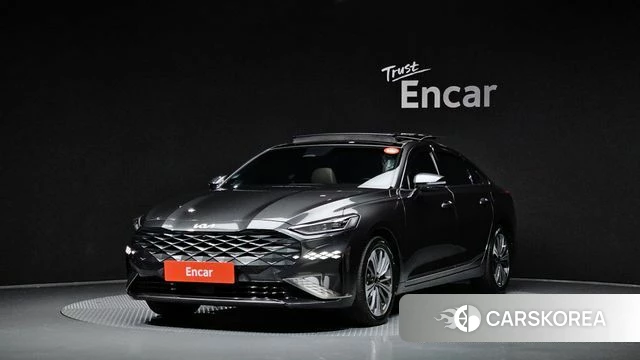 Kia K8 Hybrid 2021 Серый из Кореи