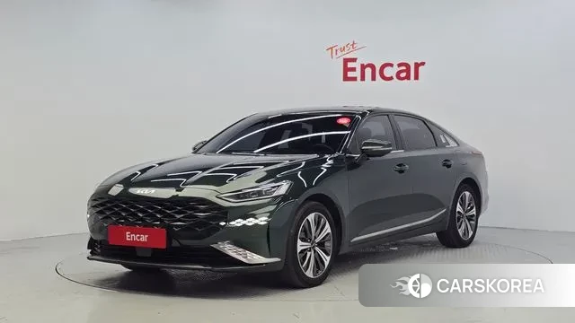 Kia K8 Hybrid 2021 Темно-зеленый из Кореи