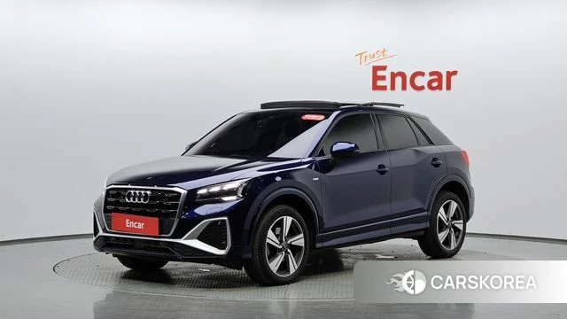 Audi Q2 2023 Синий из Кореи