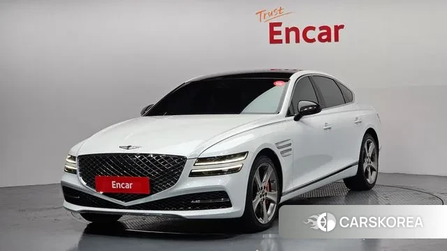 Genesis G80 (RG3) 2021 Белый из Кореи