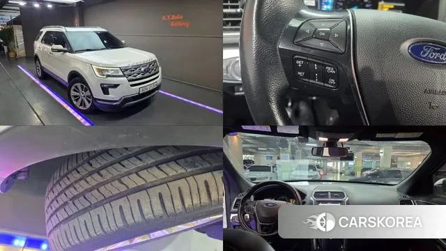 Ford Explorer 2018 Белый из Кореи