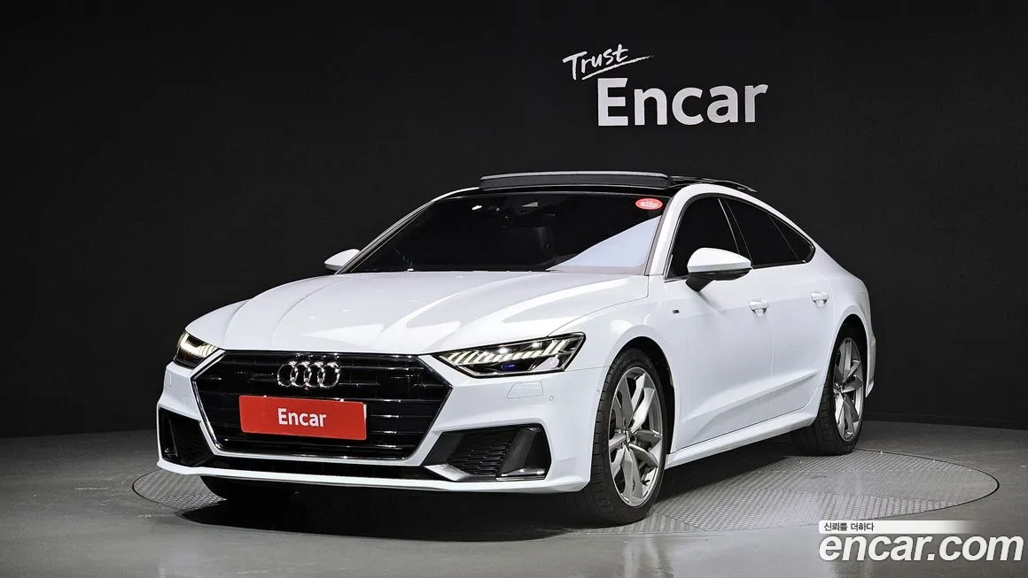 Audi A7 (4K) 2020 Белый из Кореи