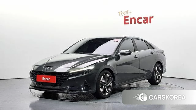 Hyundai Avante (CN7) 2020 Белый из Кореи