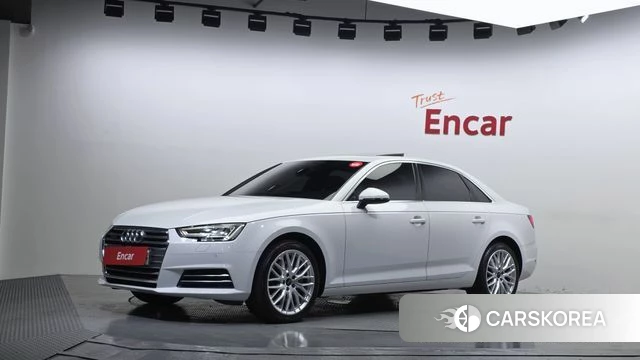 Audi A4 (B9) 2018 Белый из Кореи