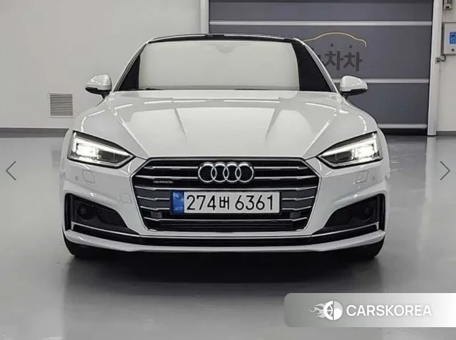 Audi A5 (F5) 2019 Белый из Кореи