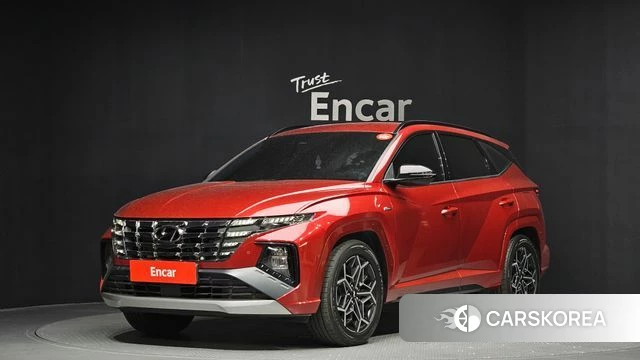 Hyundai Tucson (NX4) 2022 Красный из Кореи