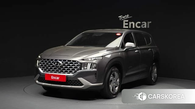 Hyundai The New Santa Fe 2021 Серый из Кореи