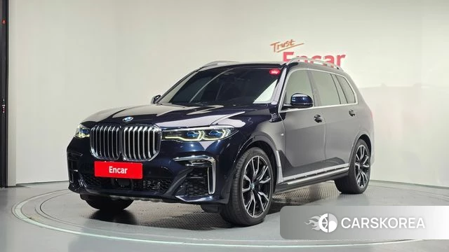 BMW X7 (G07) 2020 Черный из Кореи