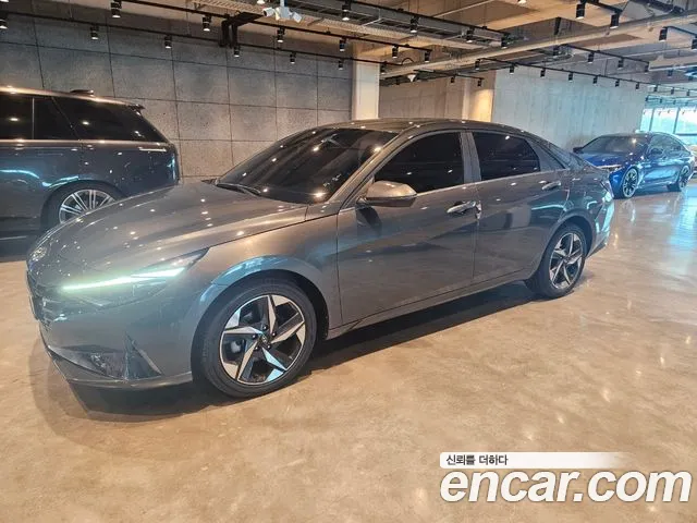 Hyundai Avante (CN7) 2022 Серый из Кореи