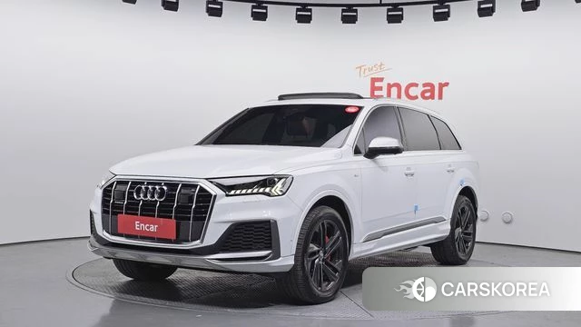 Audi Q7 (4M) 2021 Белый из Кореи