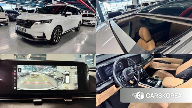 Kia Carnival 4th generation 2022 Белый из Кореи