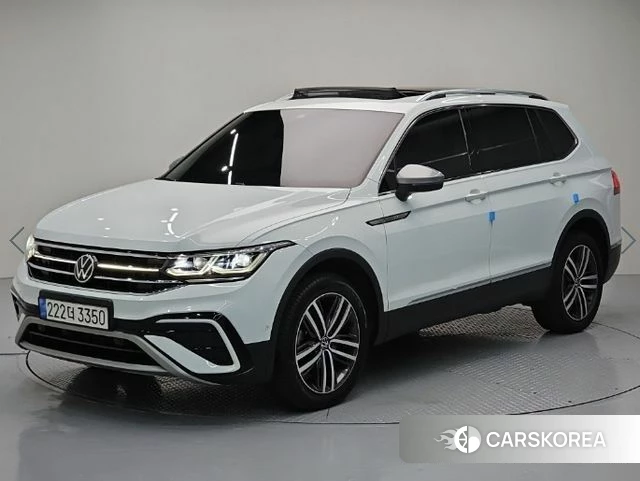 Volkswagen Tiguan Allspace 2022 Белый из Кореи