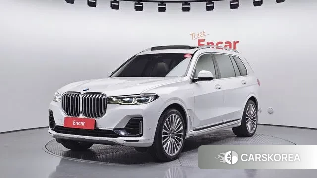 BMW X7 (G07) 2021 Белый из Кореи