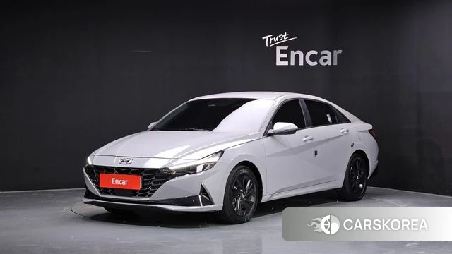 Hyundai Avante Hybrid (CN7) 2022 Серебристо-серый из Кореи