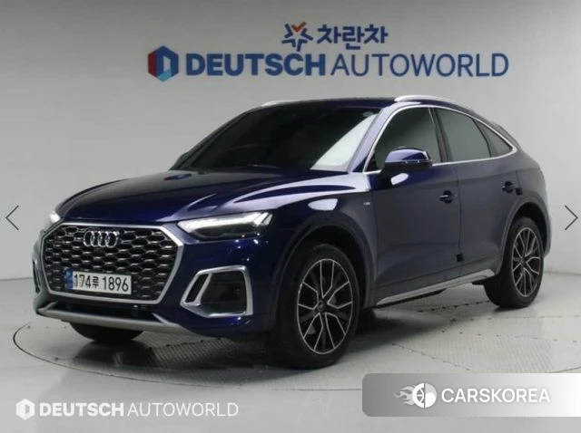 Audi Q5 (FY) 2021 Синий из Кореи