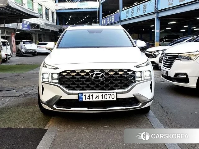 Hyundai The New Santa Fe 2023 Белый из Кореи
