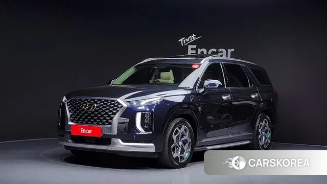 Hyundai Palisade 2021 Синий из Кореи