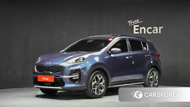 Kia Sportage The Bold 2021 Синий из Кореи