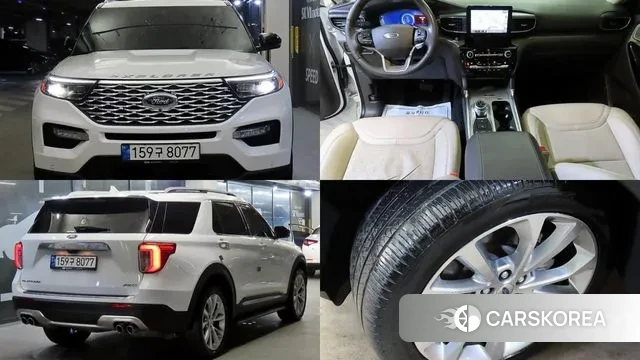 Ford Explorer 6th Generation 2021 Белый из Кореи