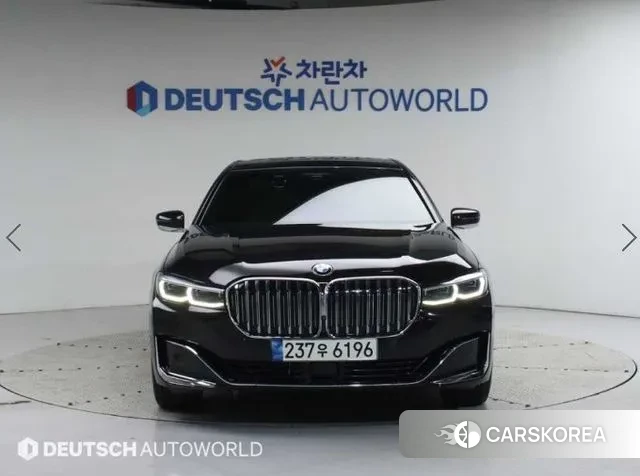 BMW 7 Series (G11) 2021 Черный из Кореи