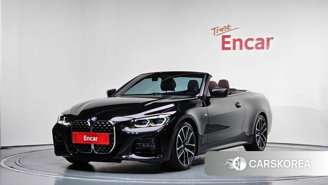 BMW 4 Series (G22) 2023 Черный из Кореи